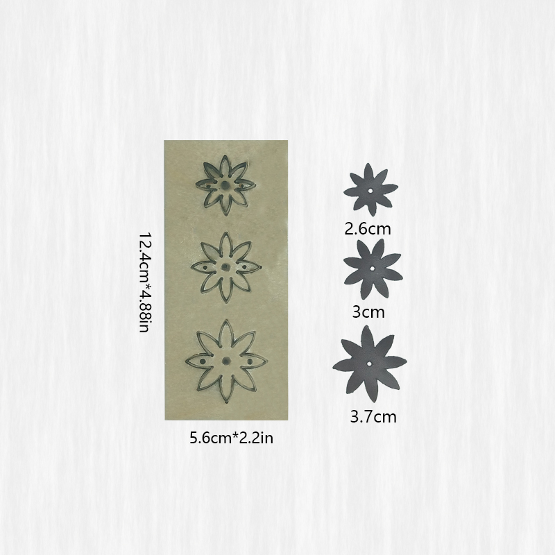 Leatherwork Flowers - Форма для тиснения из кожи ручной