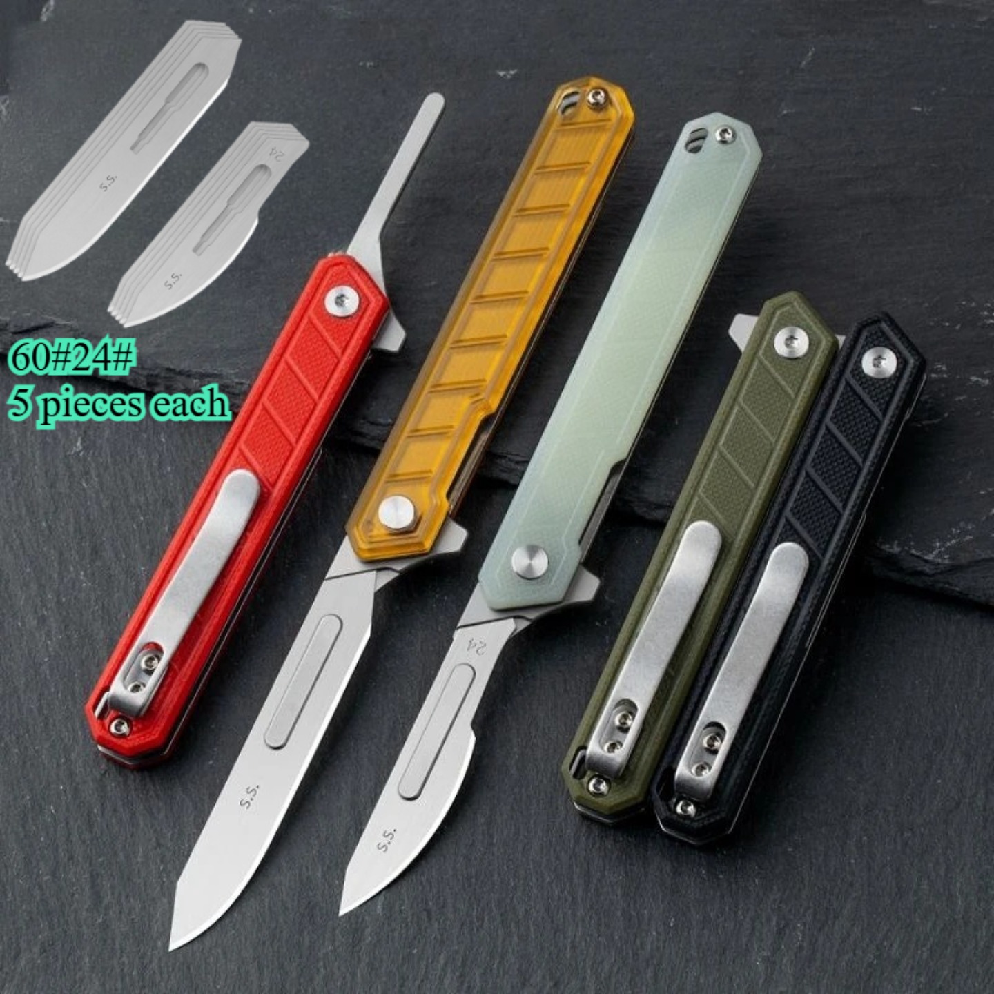 Leatherworking Items - Нож ручной работы со сменным лезвием,