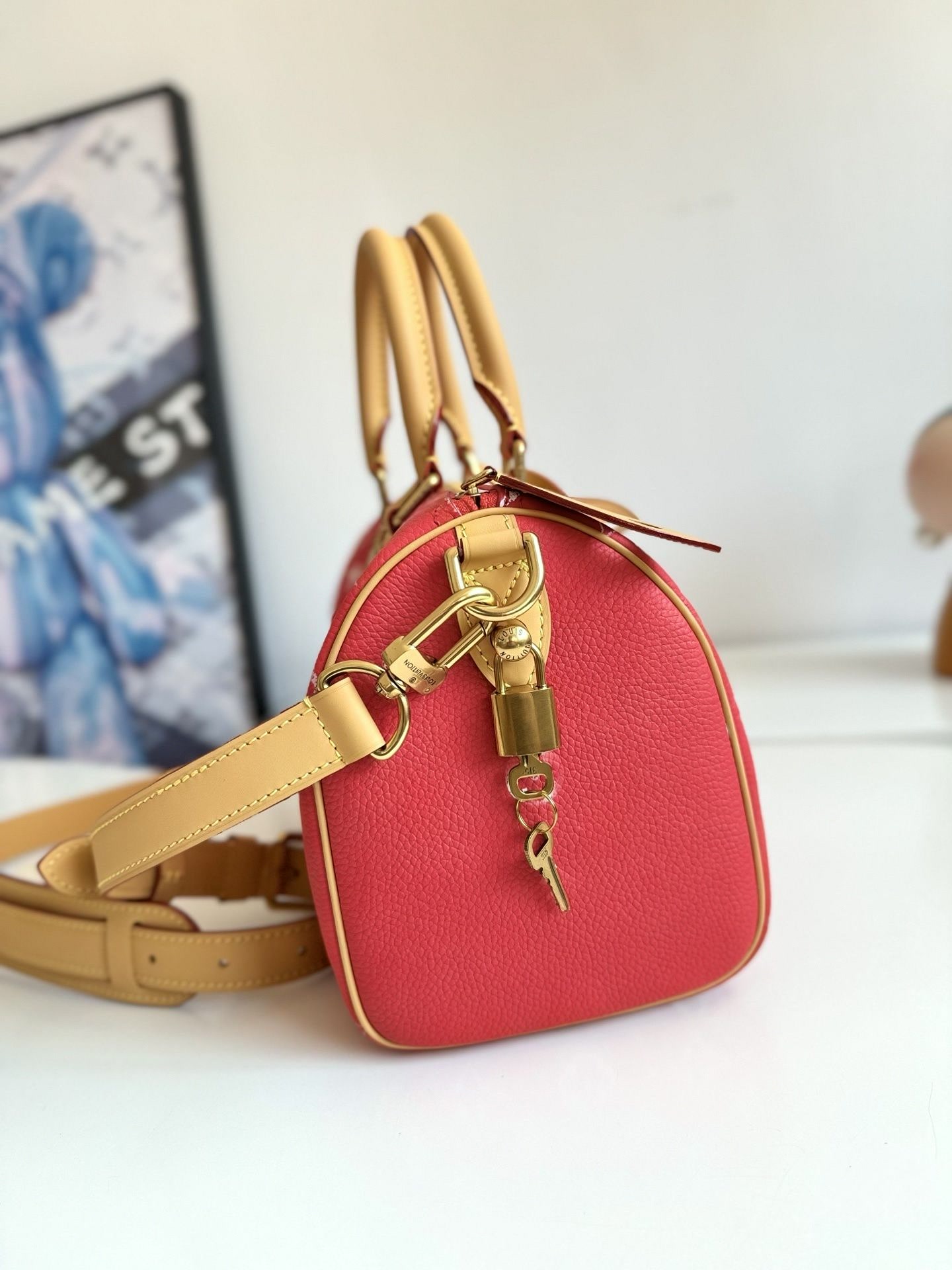 Leatherwork Hardware - Сумка-слинг через плечо с полированной металлической