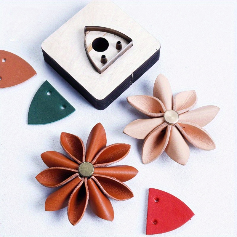 Leatherwork Flowers - Стальная вырубная форма для кожи в