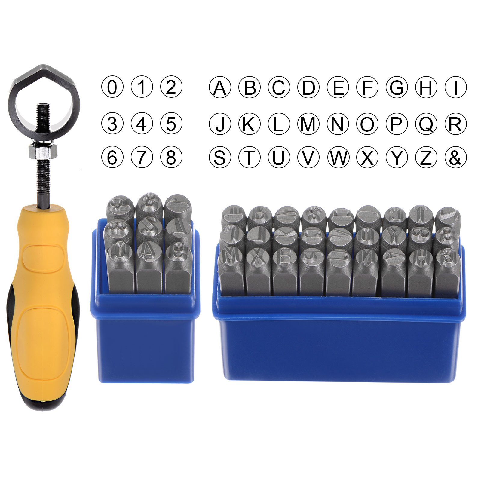 Набор для штамповки металла 6  – обзор и цена Leatherwork Punching Tool
