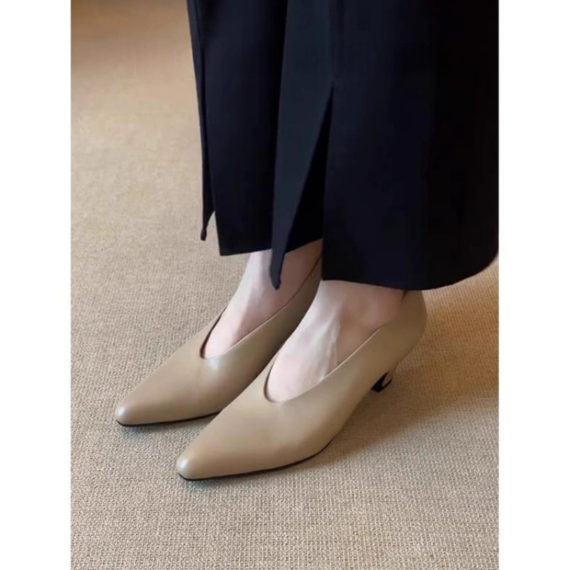 2025 Новые женские туфли-лодоч – обзор и цена Leather Work Dress